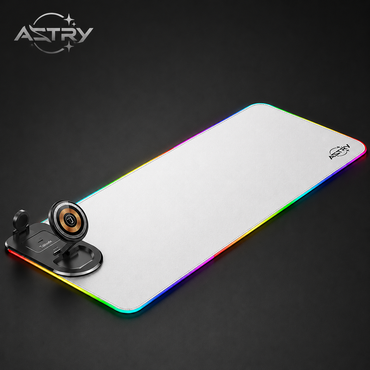 Astry RGB 3-in-1 Wireless Charging Desk Mat