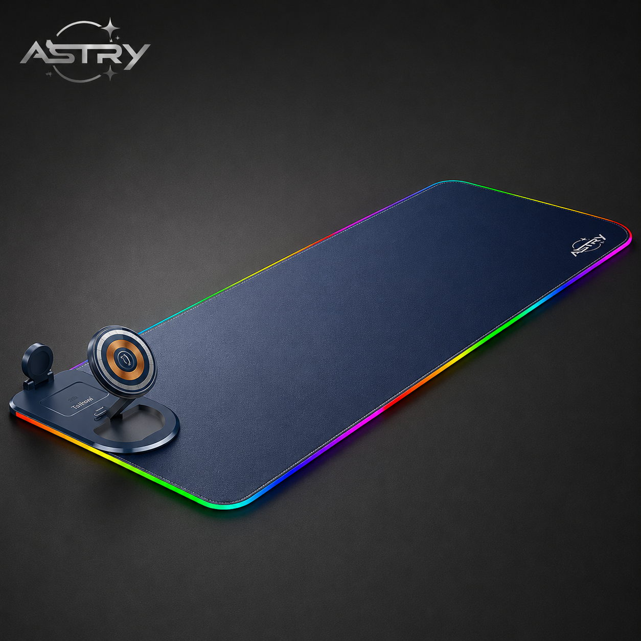 Astry RGB 3-in-1 Wireless Charging Desk Mat